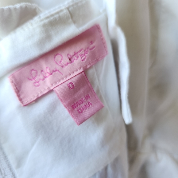 Lilly Pulitzer cotton Yesenia Dress Blue and green floral, lined, 1 in straps 0 - Picture 11 of 16